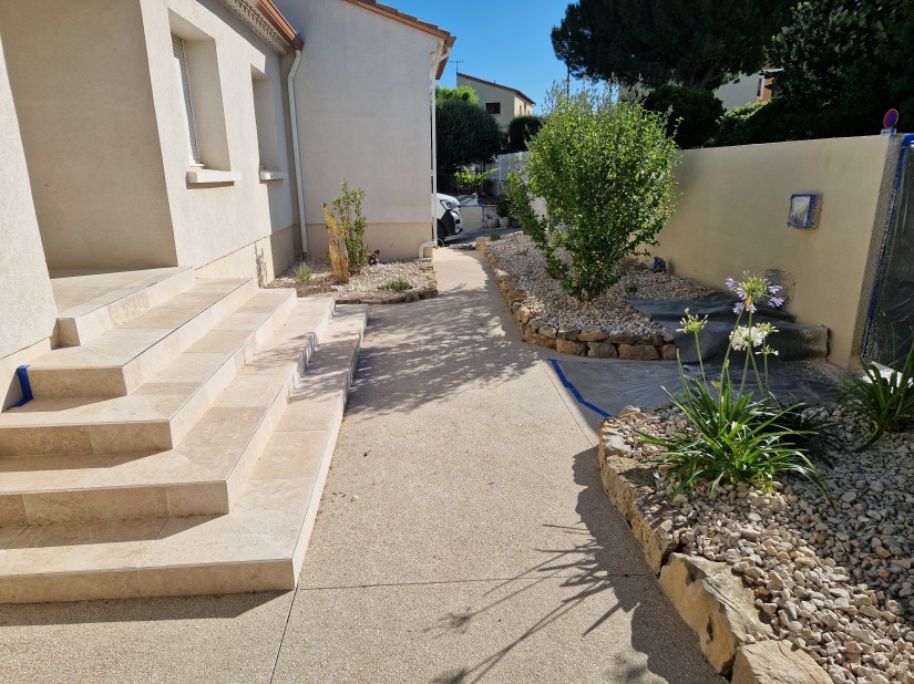 Aménagements extérieurs à Pignan