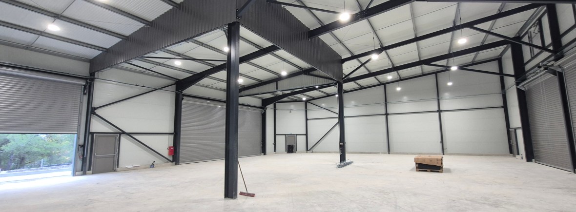 Construction d'un bâtiment industriel à Prades-le-Lez