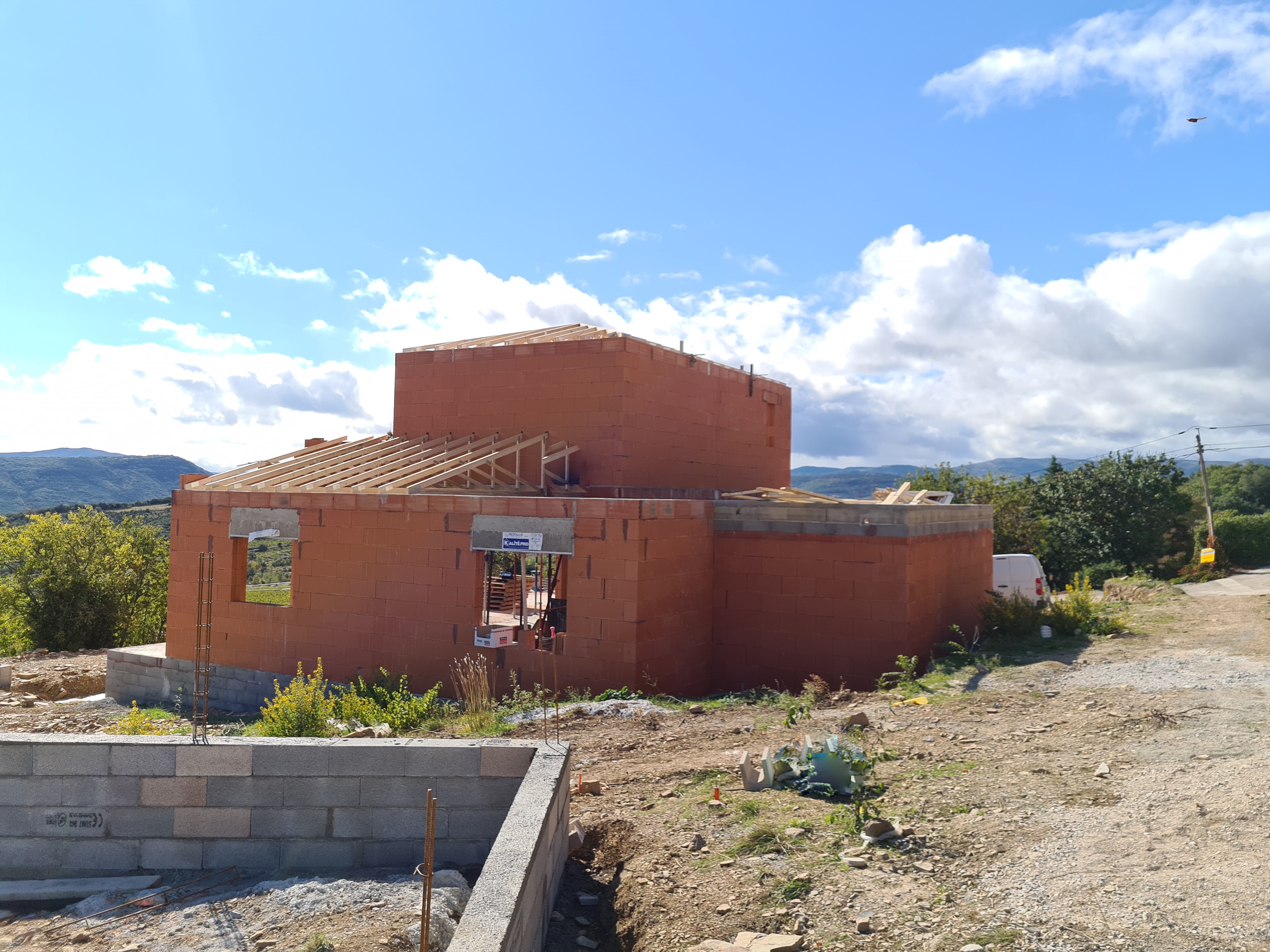 Construction d'une maison au Bosc