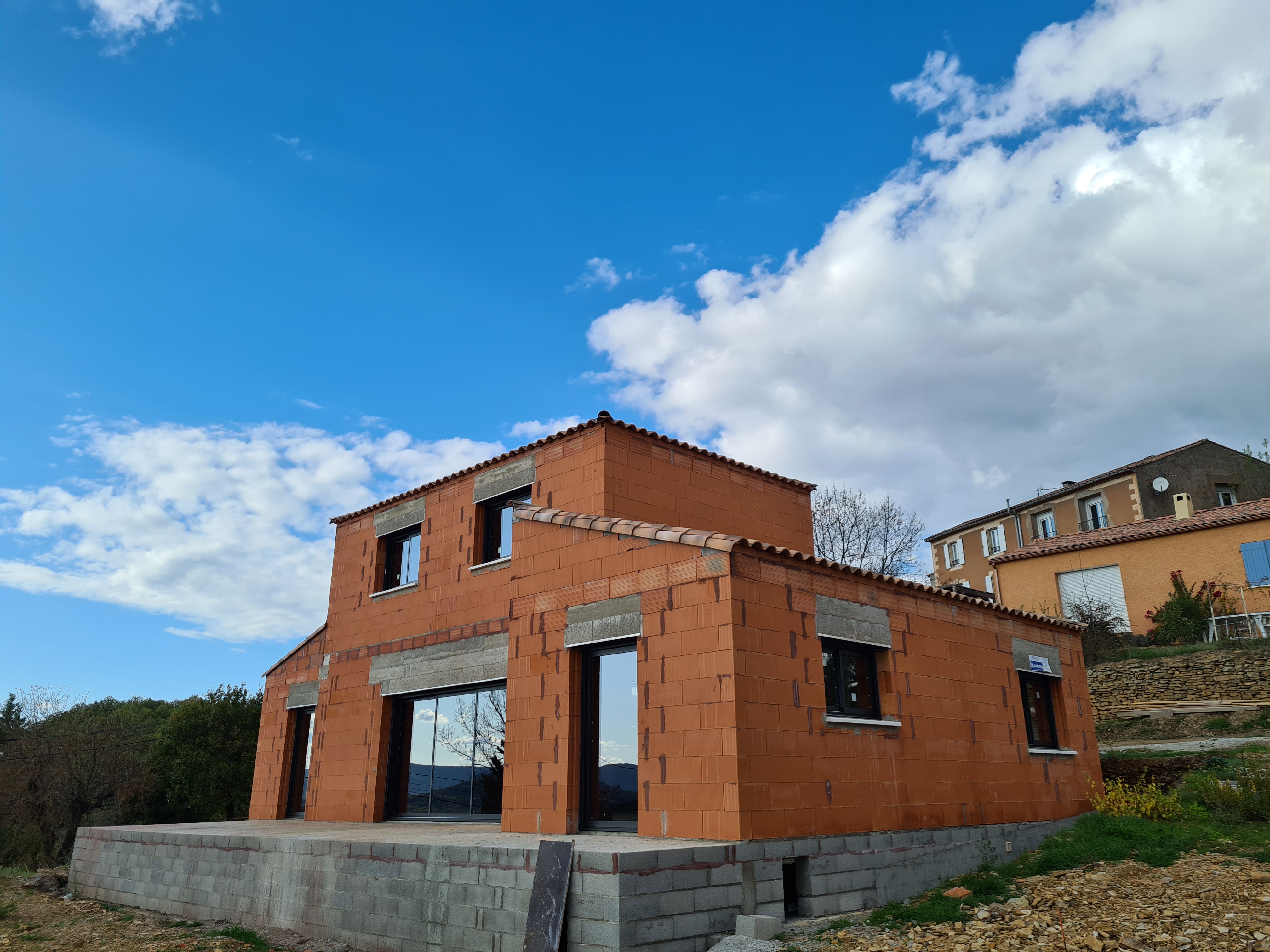 Construction d'une maison au Bosc