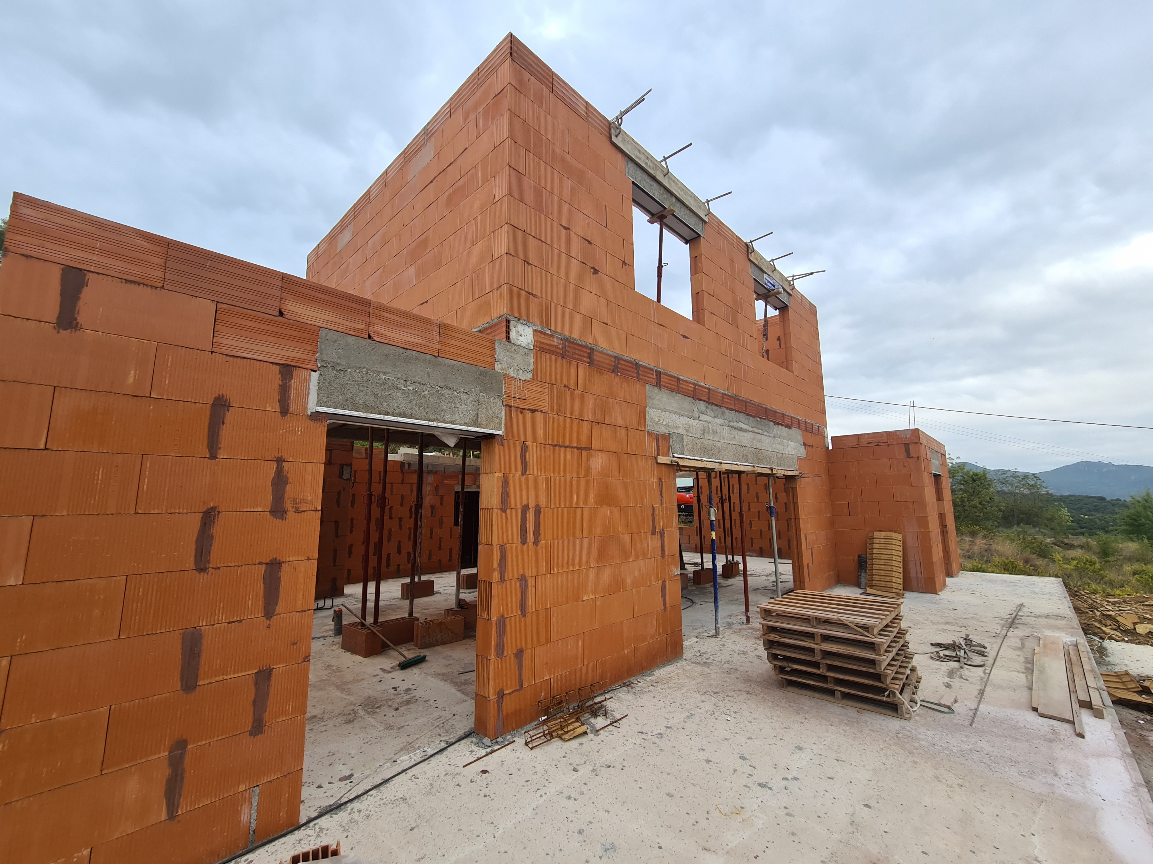 Construction d'une maison au Bosc