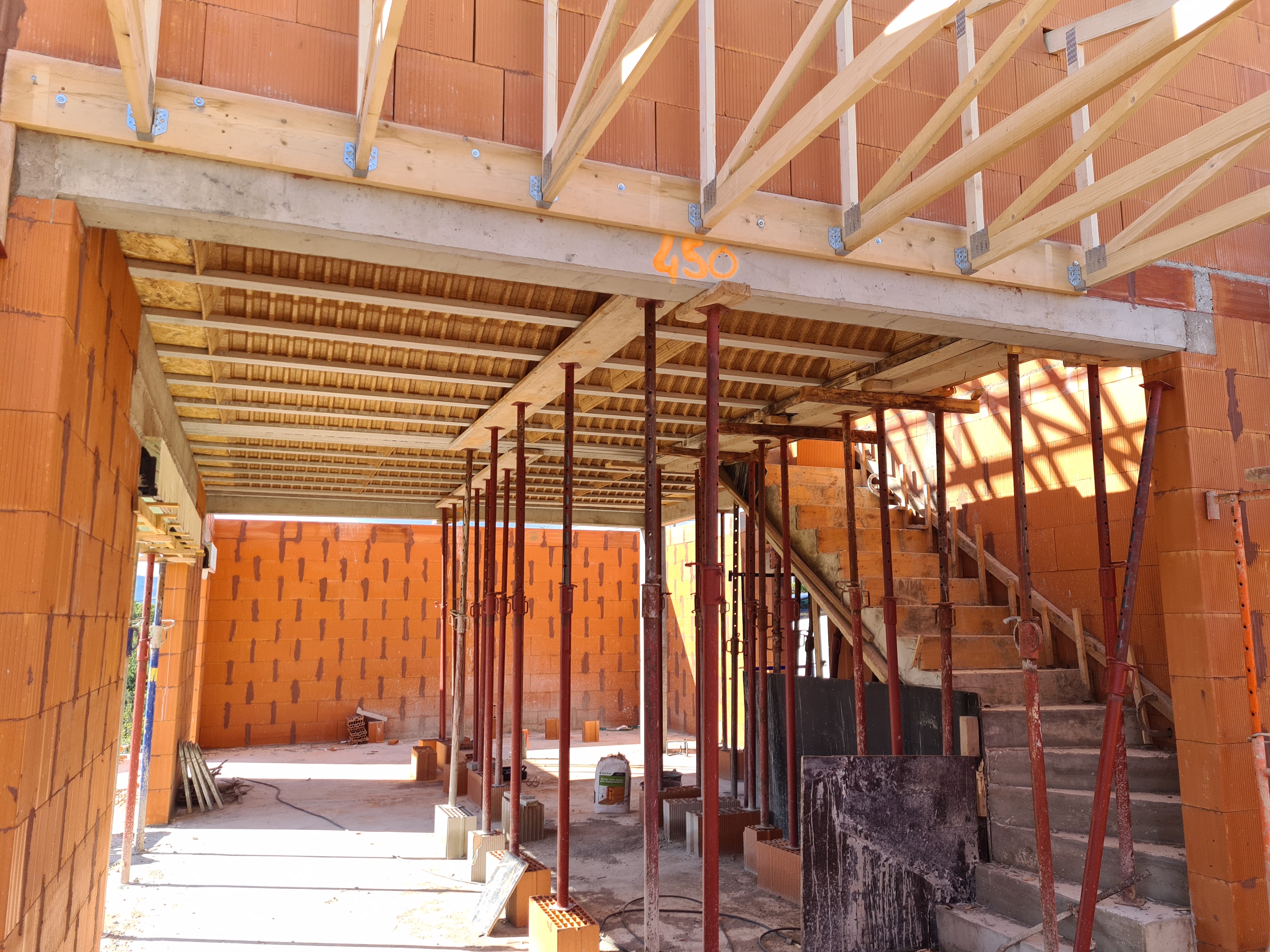 Construction d'une maison au Bosc