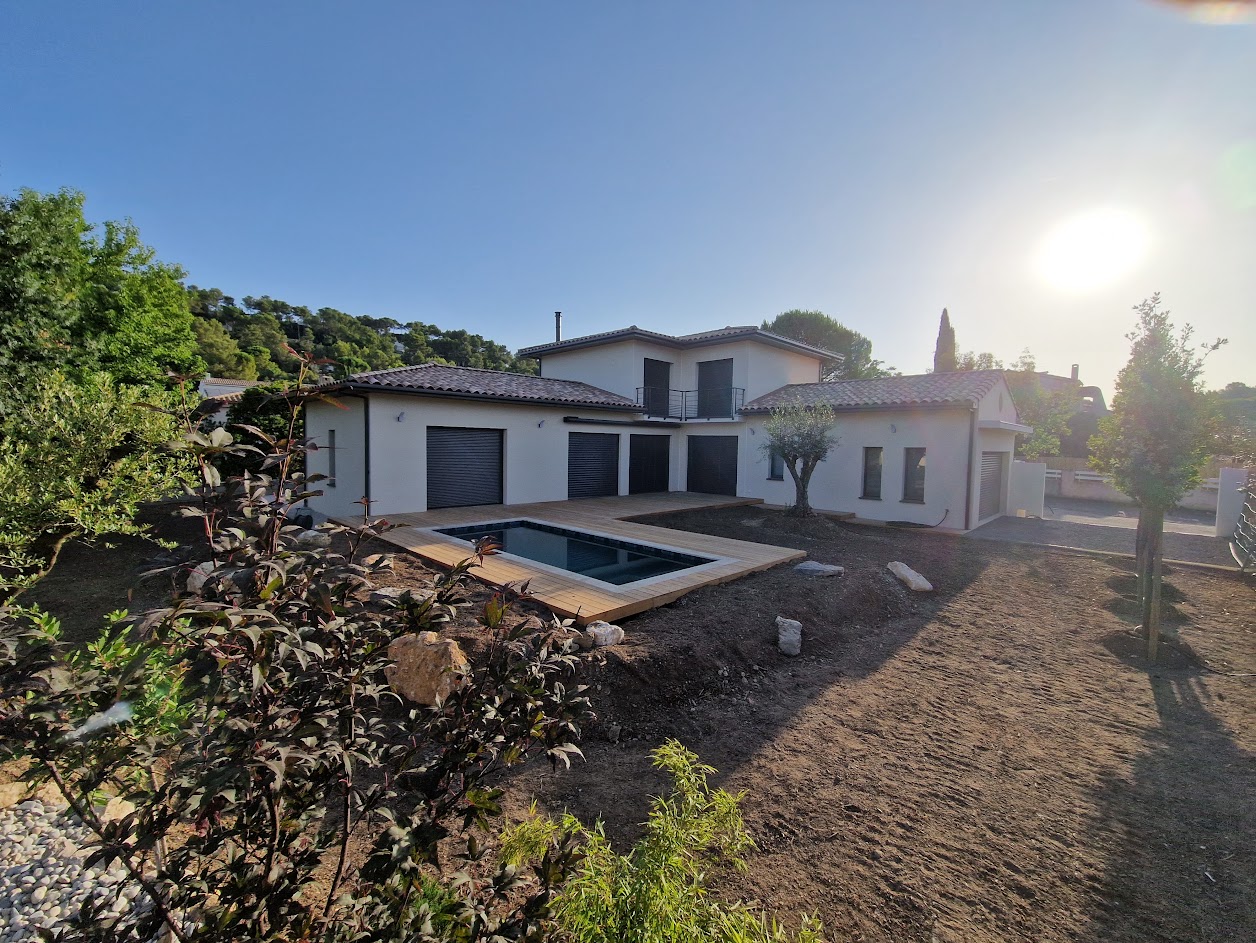 Construction d'une maison avec piscine à Montferrier-sur-Lez