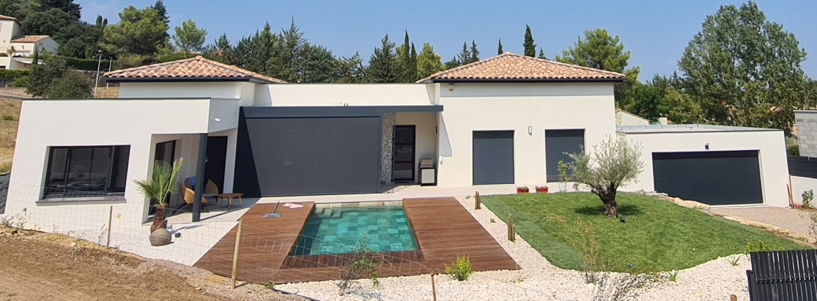 Construction d'une maison avec piscine à Saint Gély-du-Fesc