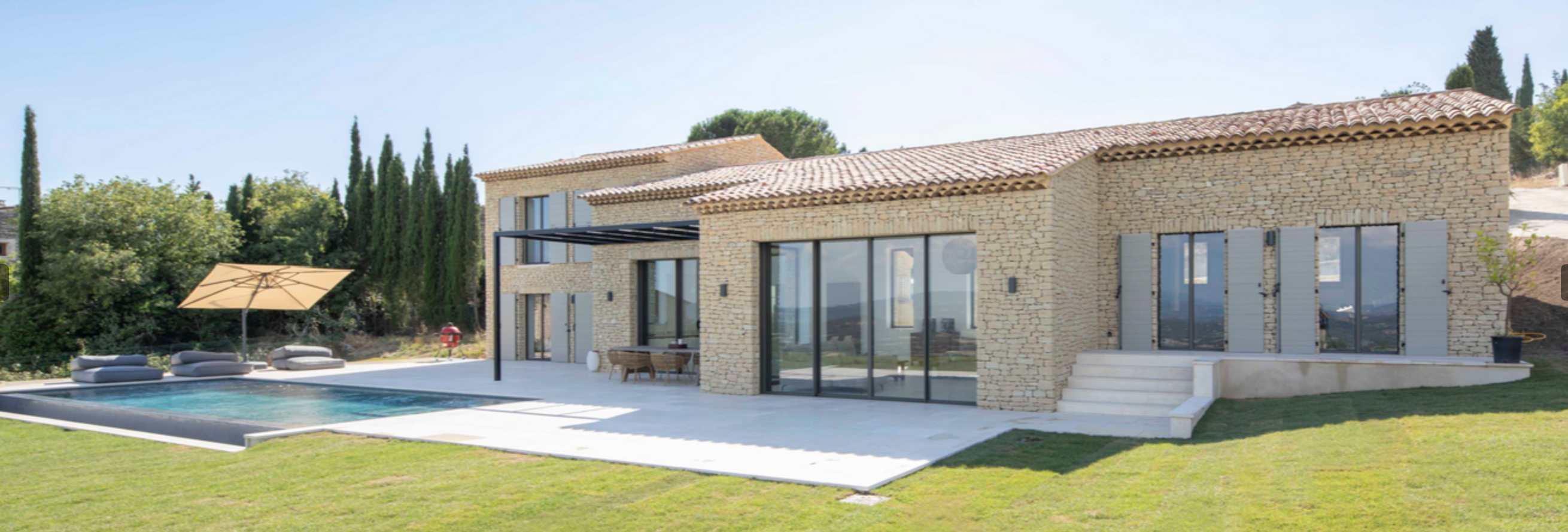 Construction d'une villa à Gordes