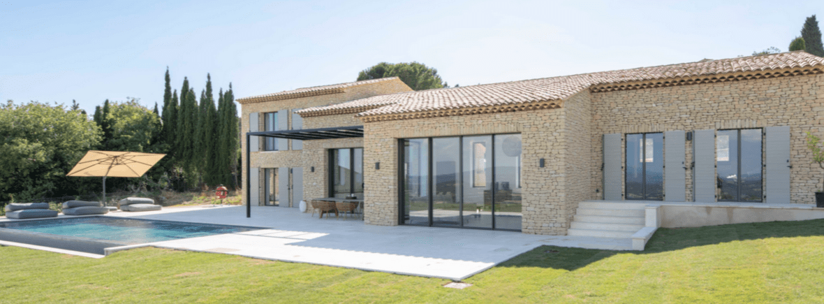 Construction d'une villa à Gordes