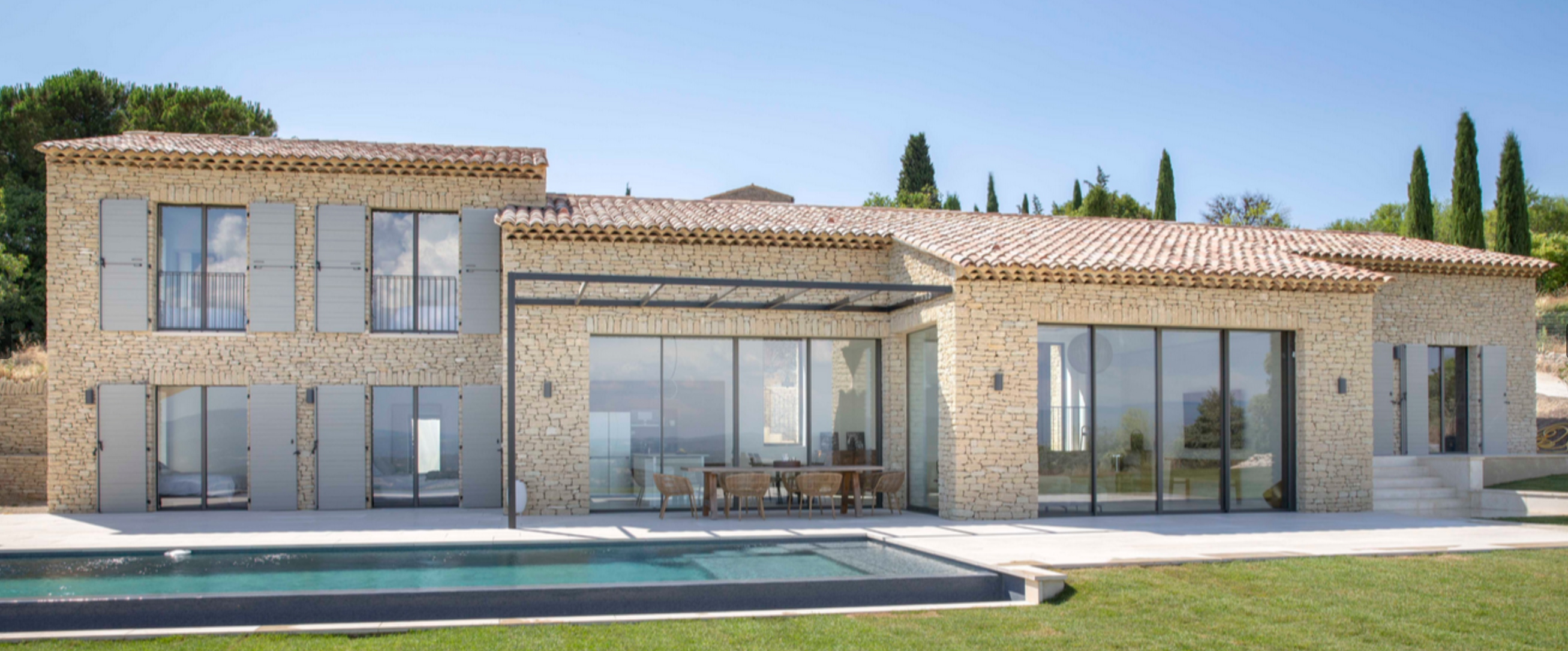 Construction d'une villa à Gordes