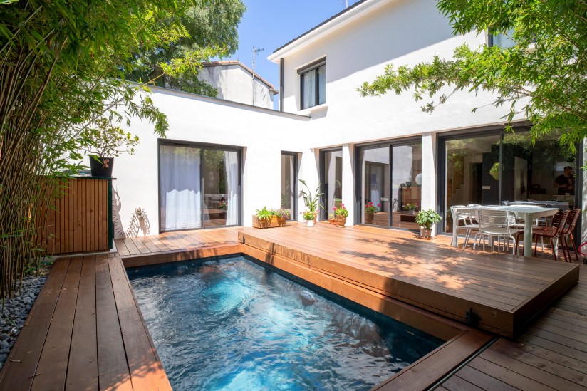 Extension et rénovation d'une maison de ville à Montpellier